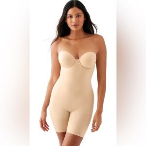 Wacoal womens Red Carpet Strapless All in One Thigh Shaper 38DD
